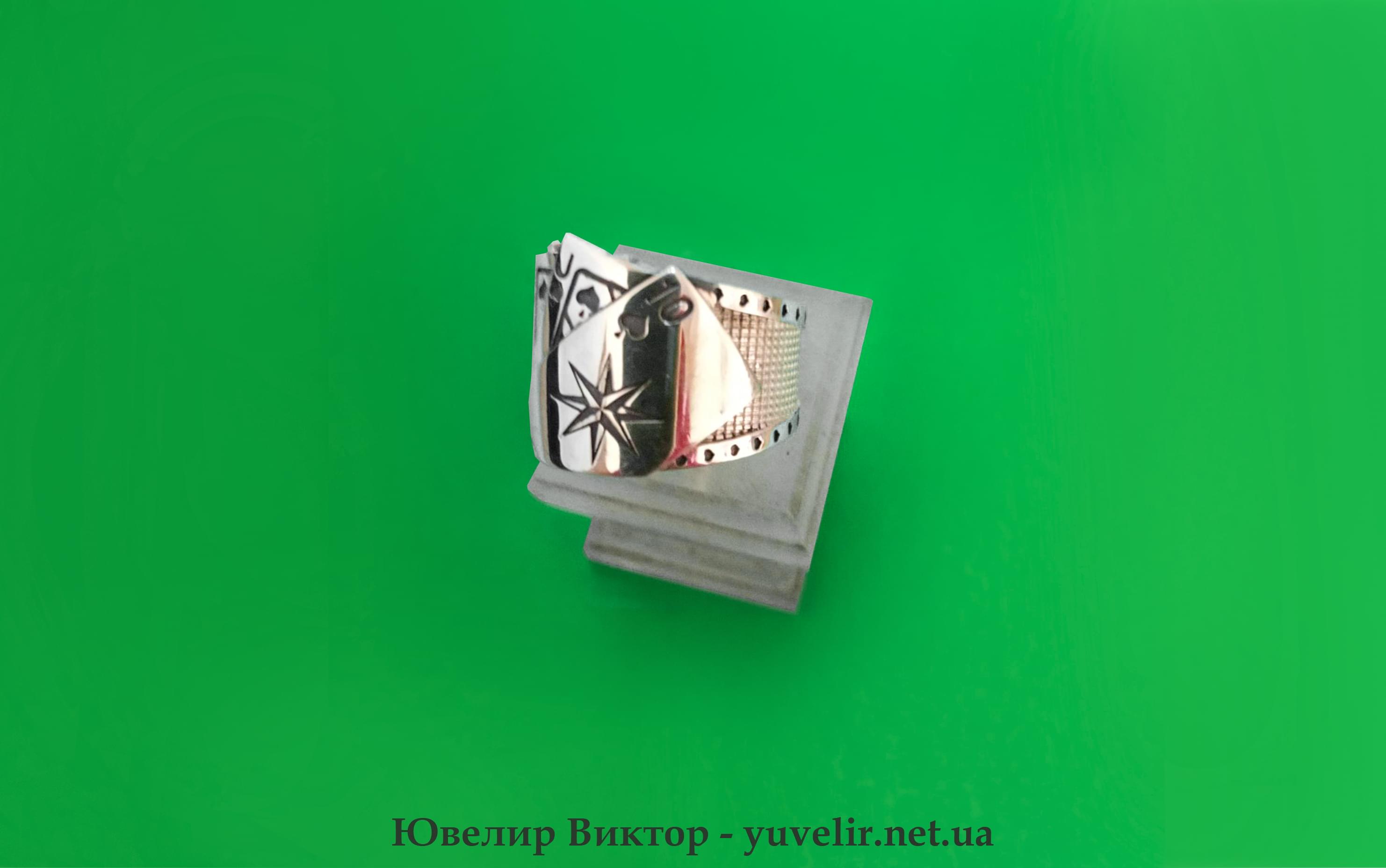 Печатка перстень серебрянная